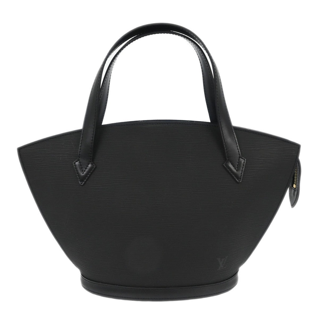 Louis Vuitton Saint Jacques Handbag Epi Leather Black Leather Handbag