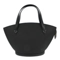 Louis Vuitton Saint Jacques Handbag Epi Leather Black Leather Handbag