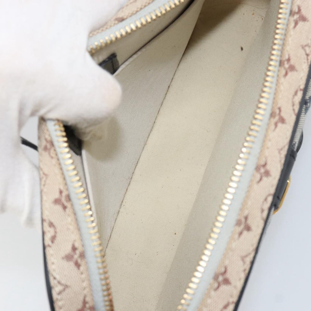 Louis Vuitton Juliette Crossbody Bag Mini Lin Blue Canvas Shoulder Bag