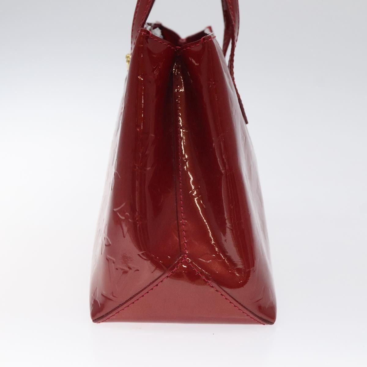 Louis Vuitton Wilshire Handbag Monogram Vernis Red Patent_Leather Handbag