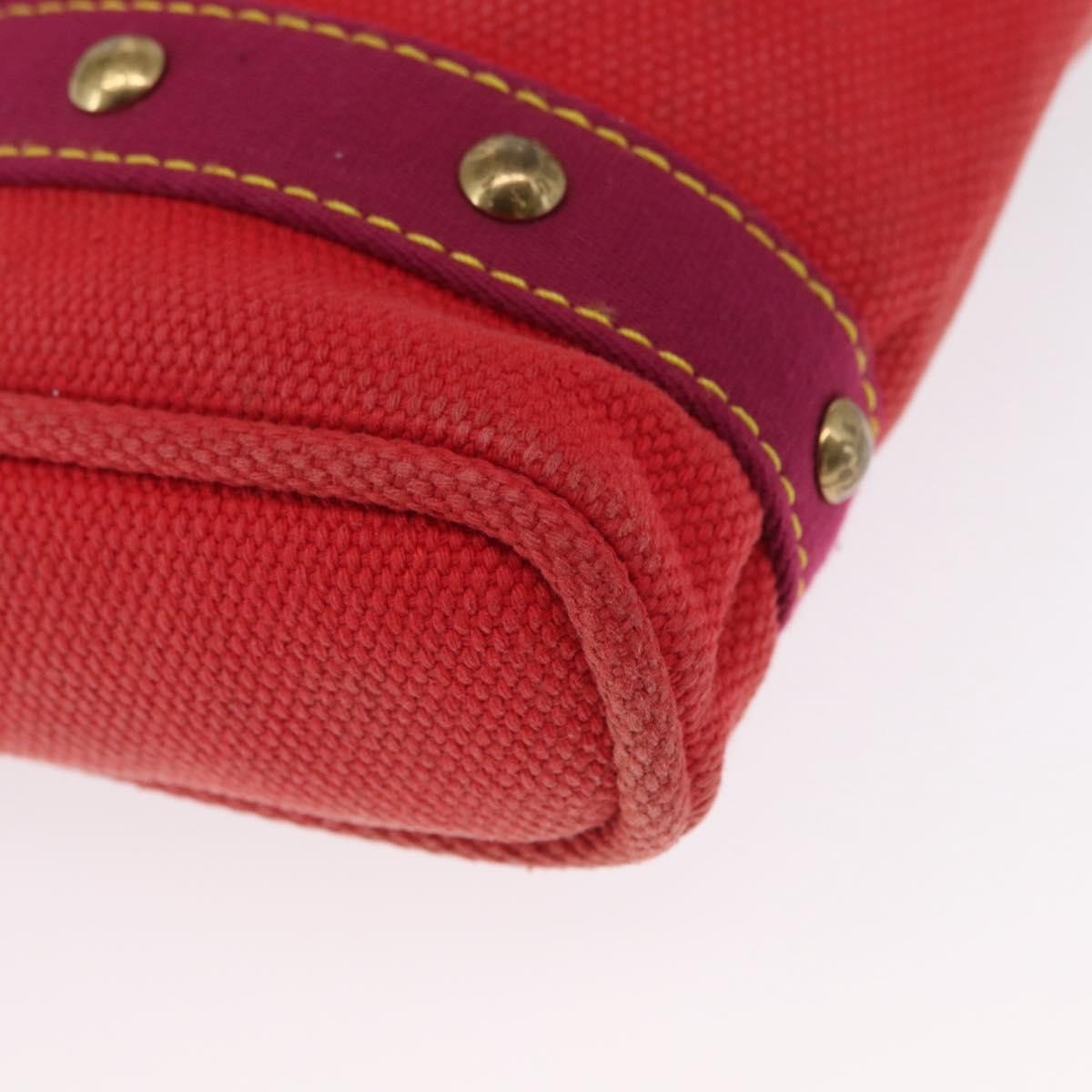 Louis Vuitton Antigua Tote Canvas Red Canvas Tote Bag