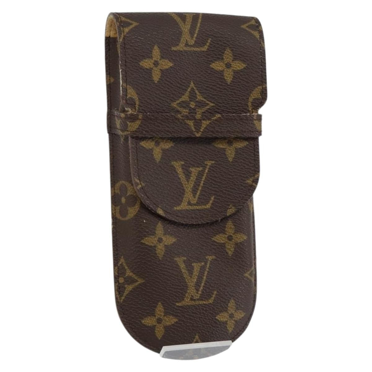 Louis Vuitton Etui À Lunette Canvas Brown Canvas Card Holders Accessory