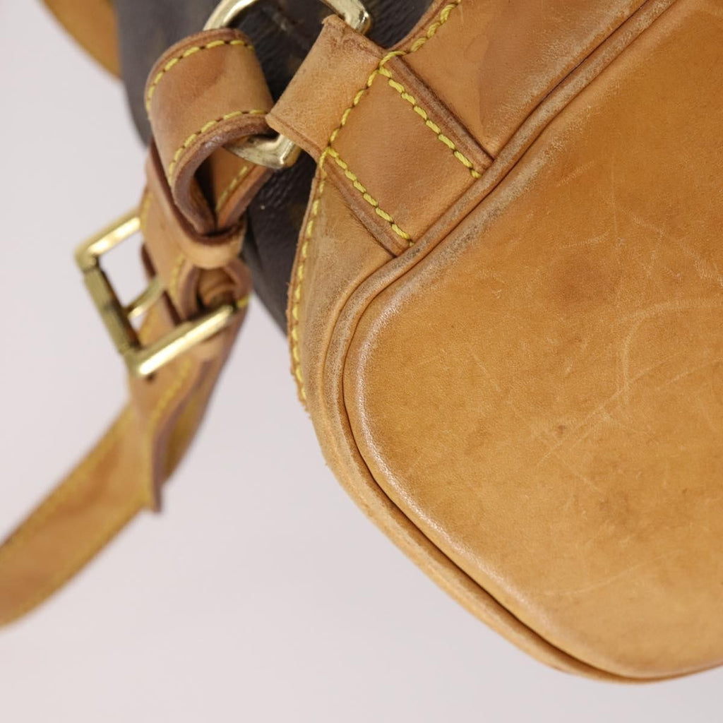 Louis Vuitton Vintage Montsouris Backpack Monogram Canvas Brown Canvas Backpack Bag