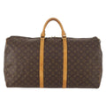 Louis Vuitton Keepall Bag Monogram Canvas Brown Canvas Travel Bag