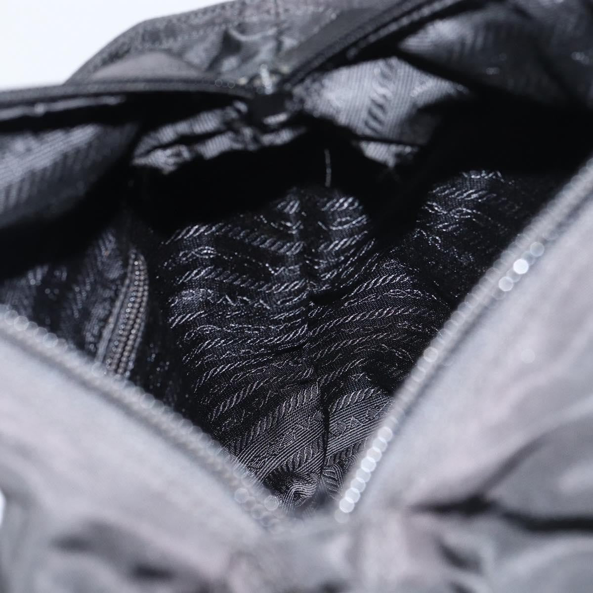 Prada Vintage Zip Tote Tessuto Black Nylon Tote Bag Bag