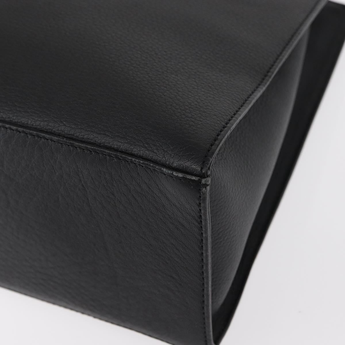 Burberry Vintage Handbag Leather Black Leather Handbag