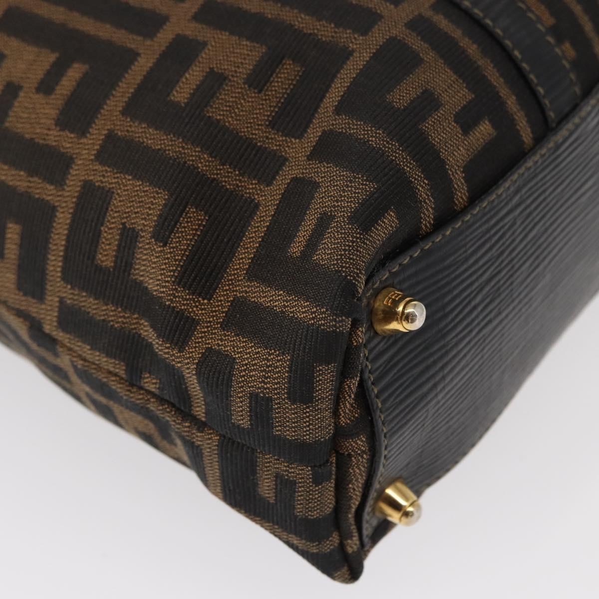 Fendi Zucca Tote Bag Canvas Black Canvas Tote Bag Bag