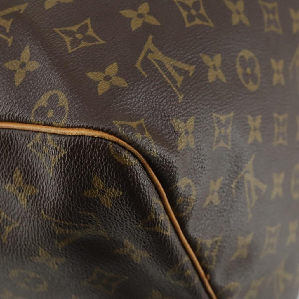 Louis Vuitton Keepall Bag Monogram Canvas Brown Canvas Travel Bag
