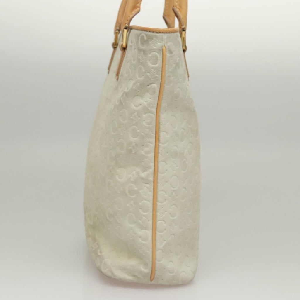 Celine Vintage Macadam Tote Bag C Macadam Suede White Suede Tote Bag Bag