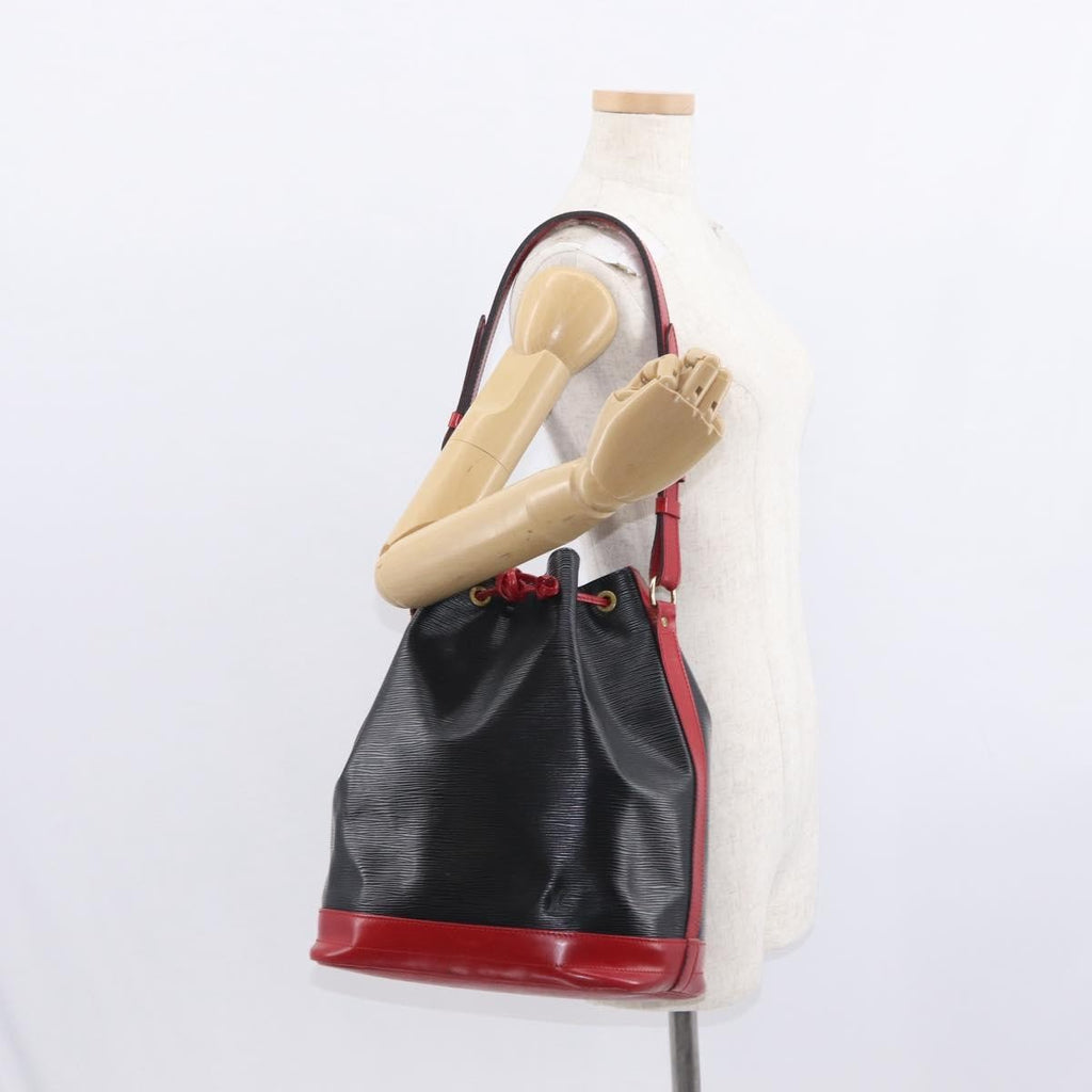 Louis Vuitton Bicolor Noe Handbag Epi Leather Black Leather Shoulder Bag