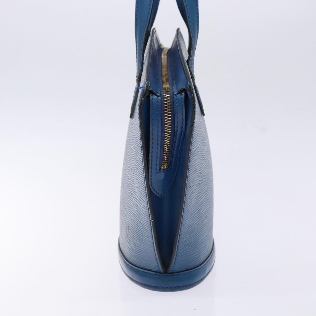 Louis Vuitton Saint Jacques Handbag Epi Leather Blue Leather Shoulder Bag