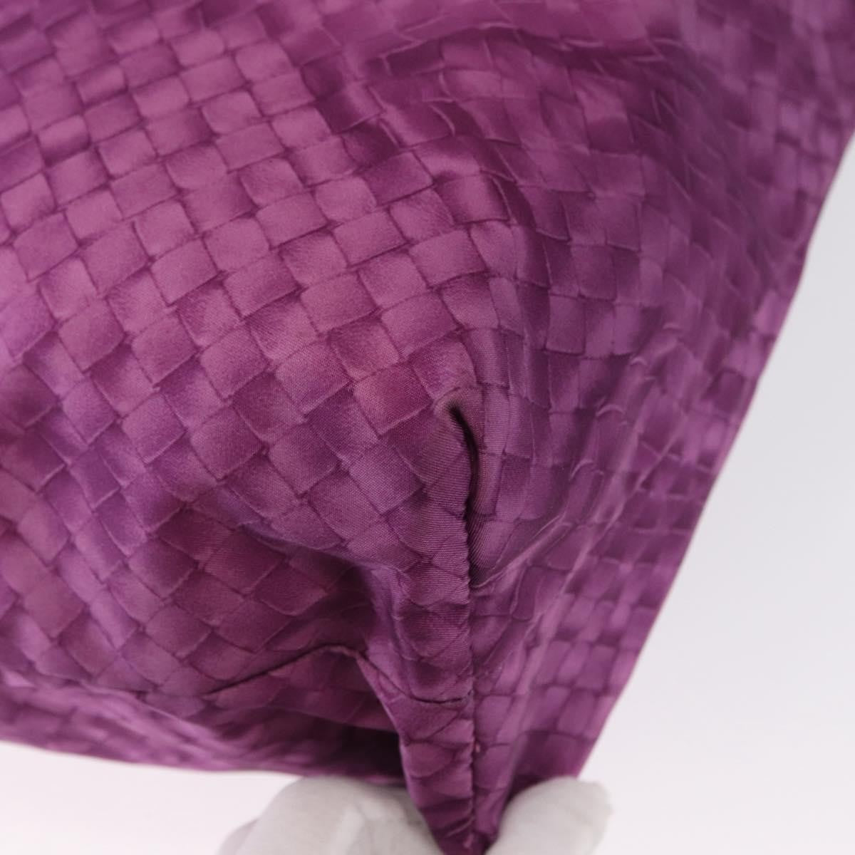 Bottega Veneta Intrecciolusion Tote Printed Nylon Purple Nylon Tote Bag Bag