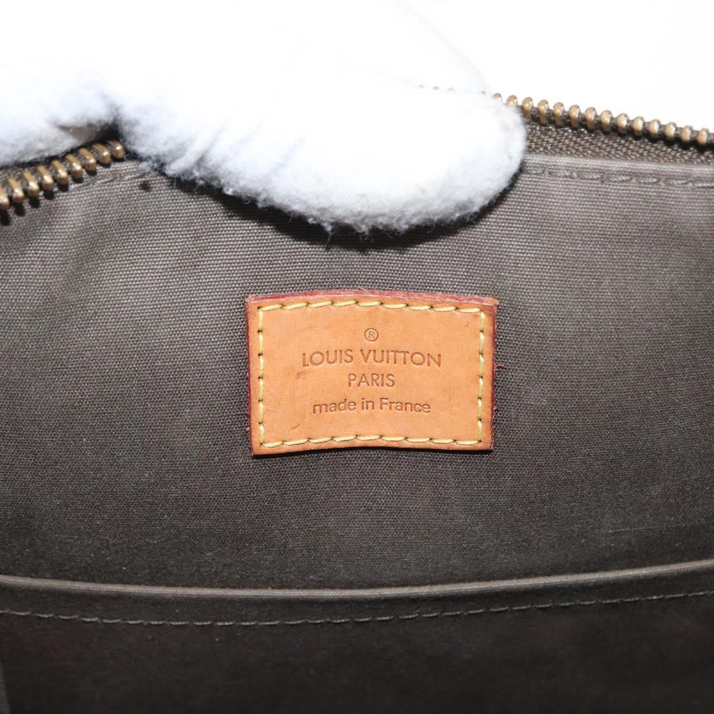 Louis Vuitton Bellevue Handbag Monogram Vernis Brown Patent_Leather Tote Bag