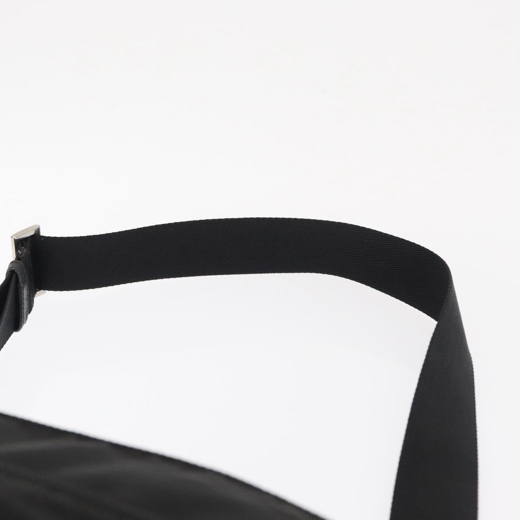 Prada Front Pocket Messenger Bag Tessuto Black Nylon Shoulder Bag Bag
