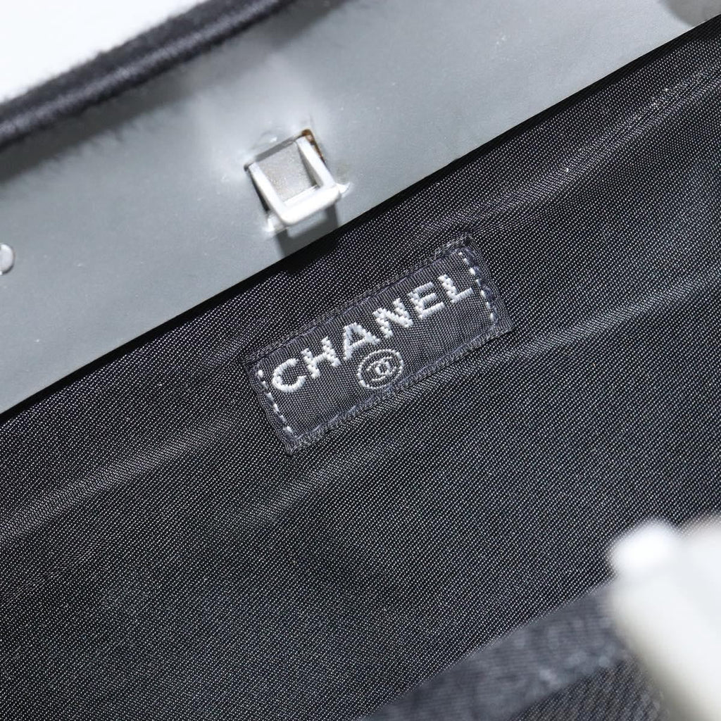 Chanel Millennium Shoulder Bag Jersey Black Cotton Shoulder Bag Bag