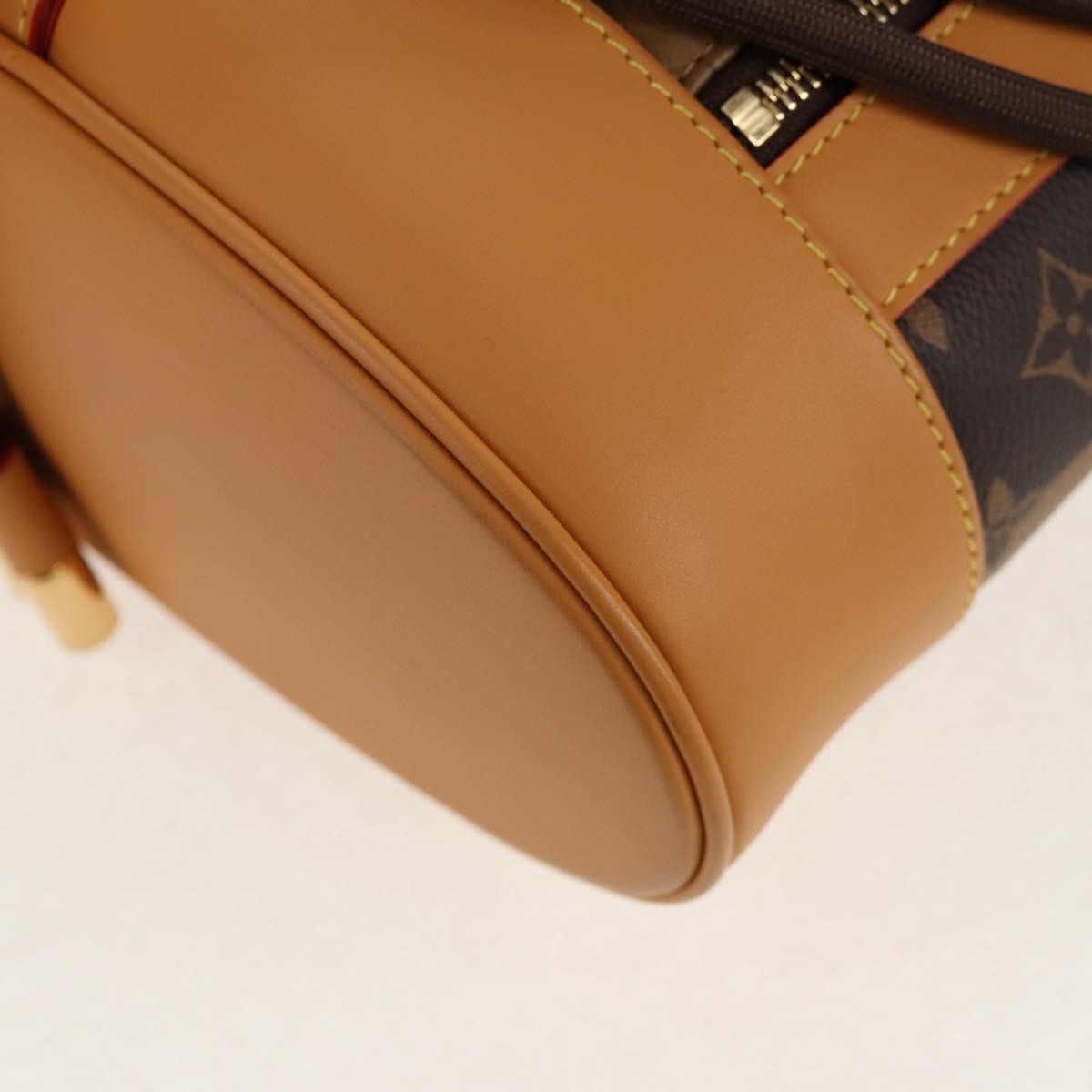 Louis Vuitton Nigo Randonnee Backpack Limited Edition Stripes Monogram Canvas Brown Canvas Shoulder Bag