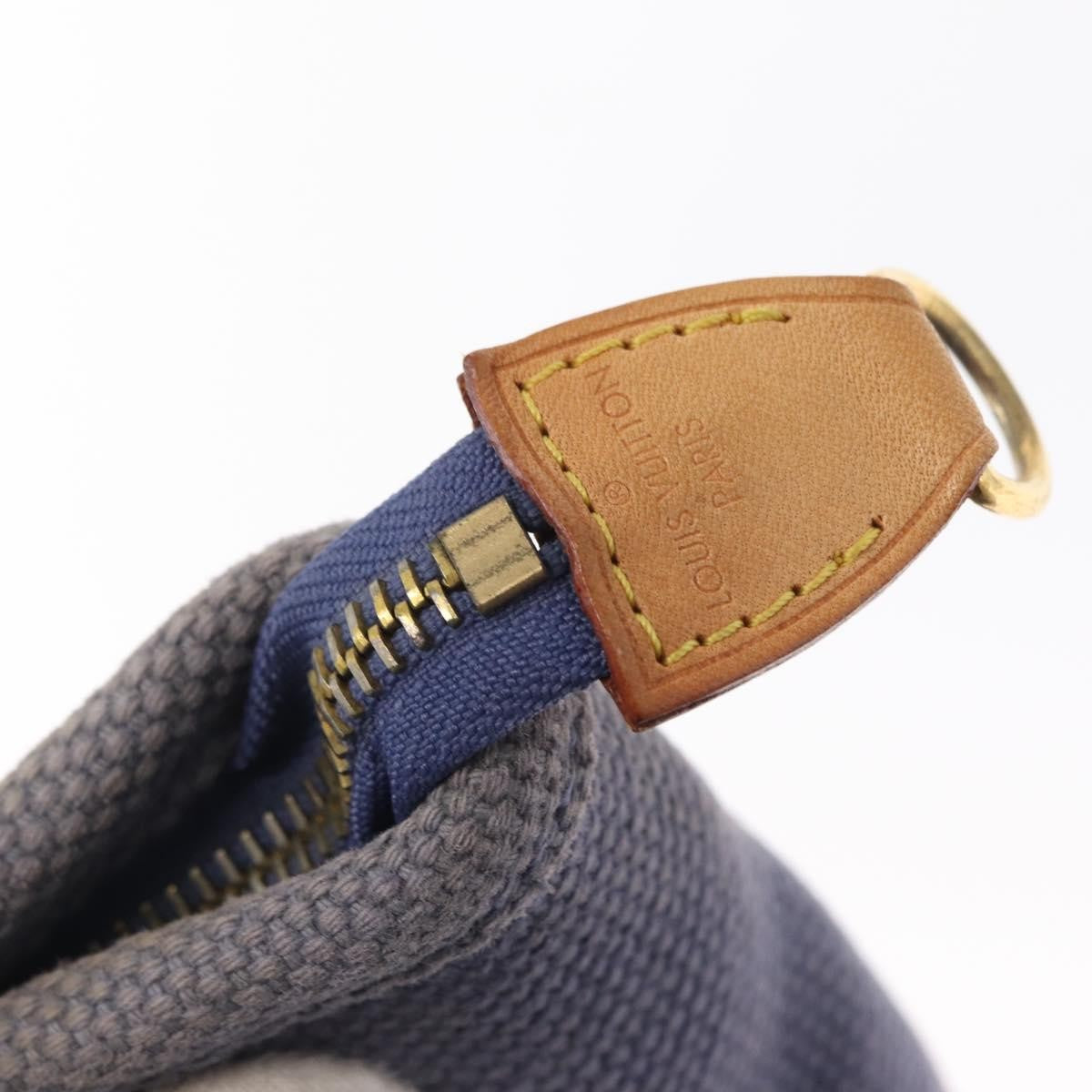 Louis Vuitton Antigua Tote Canvas Blue Canvas Tote Bag