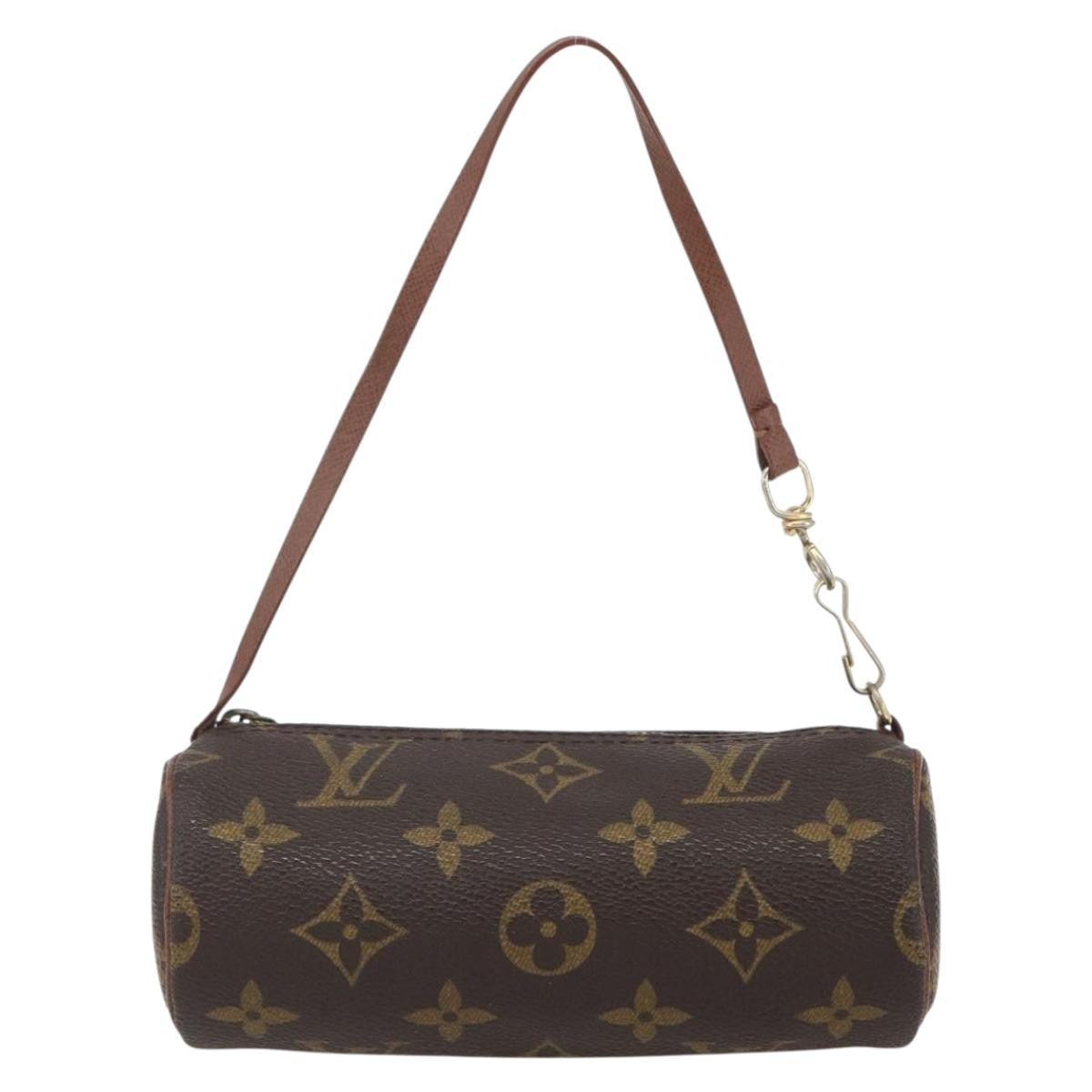 Louis Vuitton Papillon Pochette Monogram Canvas Brown Canvas Clutche & Pouche Bag