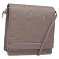 Louis Vuitton Biarritz Shoulder Bag Epi Leather Gray Leather Shoulder Bag