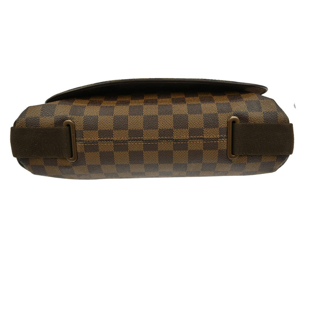 Louis Vuitton Brooklyn Handbag Damier Brown Canvas Shoulder Bag