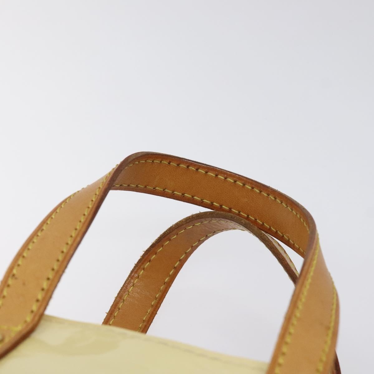 Louis Vuitton Reade Handbag Monogram Vernis Beige Patent_Leather Bag