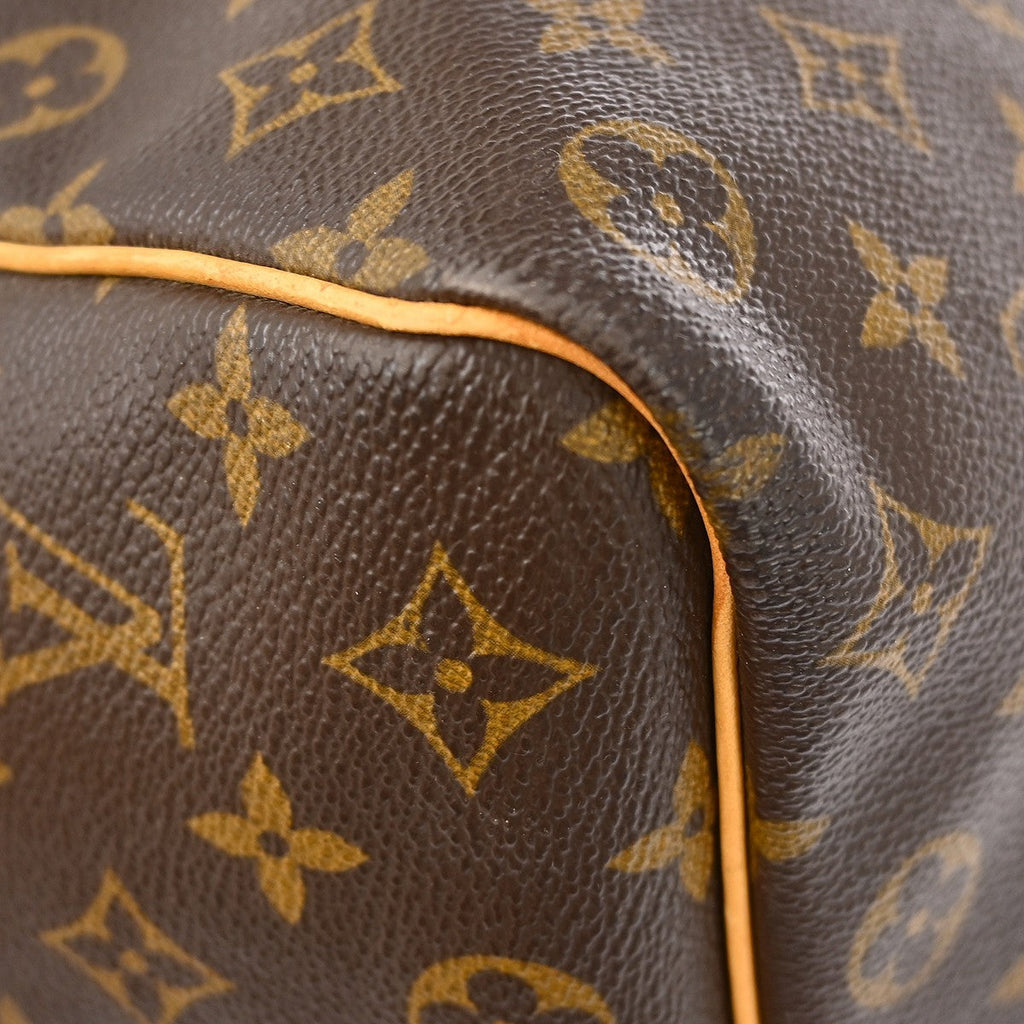 Louis Vuitton Keepall Bag Monogram Canvas Brown Canvas Travel Bag