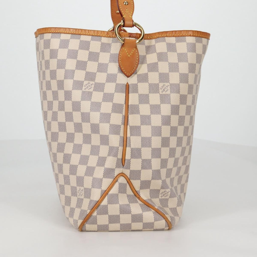 Louis Vuitton Delightful Nm Handbag Damier White Canvas Bag