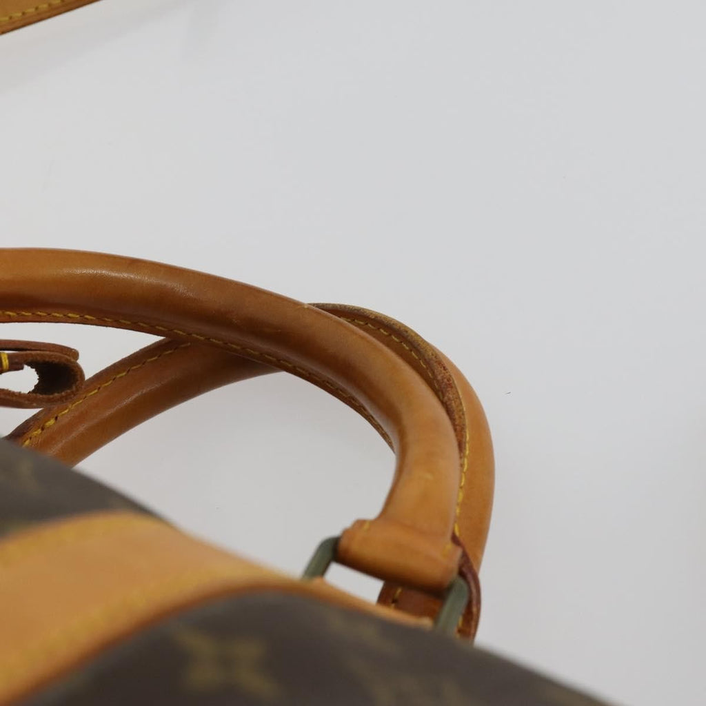 Louis Vuitton Keepall Bandouliere Bag Monogram Canvas Brown Canvas Travel Bag
