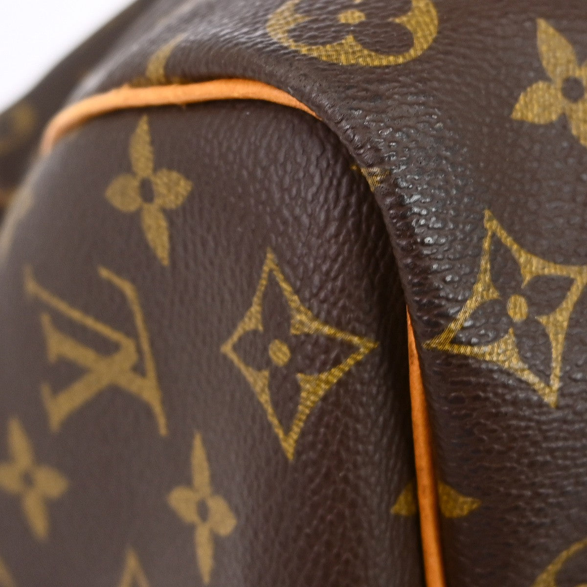 Louis Vuitton Keepall Bandouliere Bag Monogram Canvas Brown Canvas Handbag
