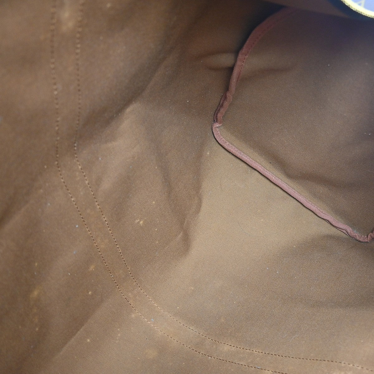 Louis Vuitton Keepall Bag Monogram Canvas Brown Canvas Travel Bag