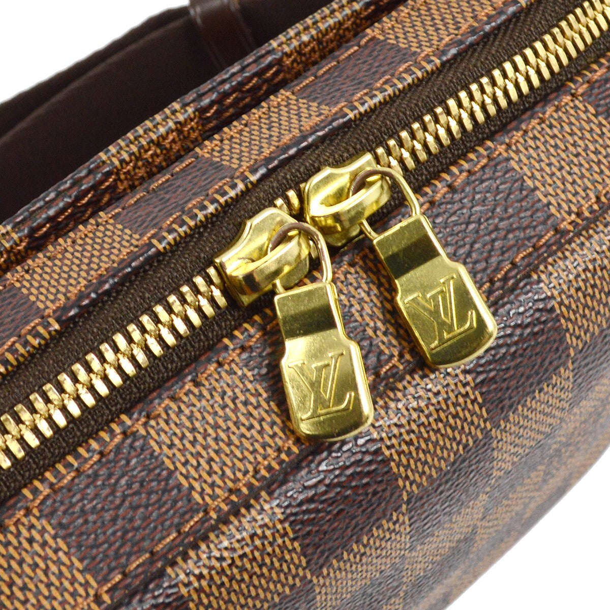 Louis Vuitton Geronimos Waist Bag Damier Brown Canvas Shoulder Bag