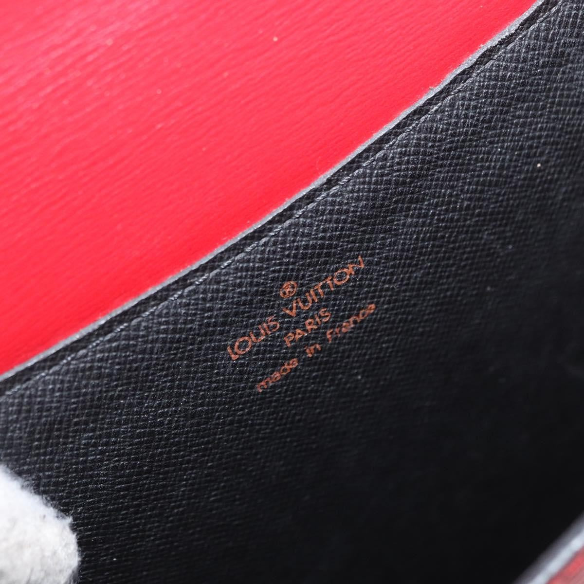 Louis Vuitton Grenelle Shoulder Bag Epi Leather Red Leather Shoulder Bag
