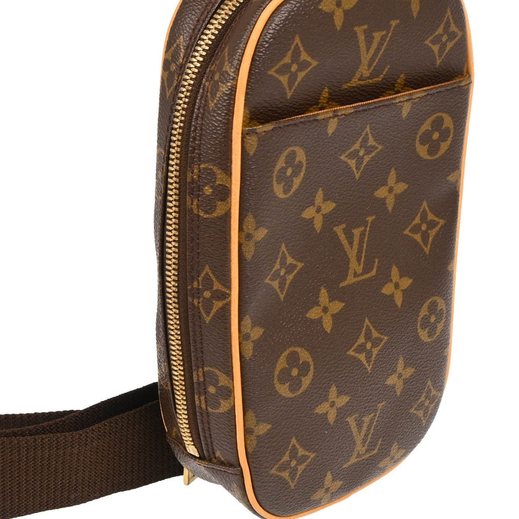 Louis Vuitton Pochette Gange Monogram Canvas Brown Canvas Clutche & Pouche Bag