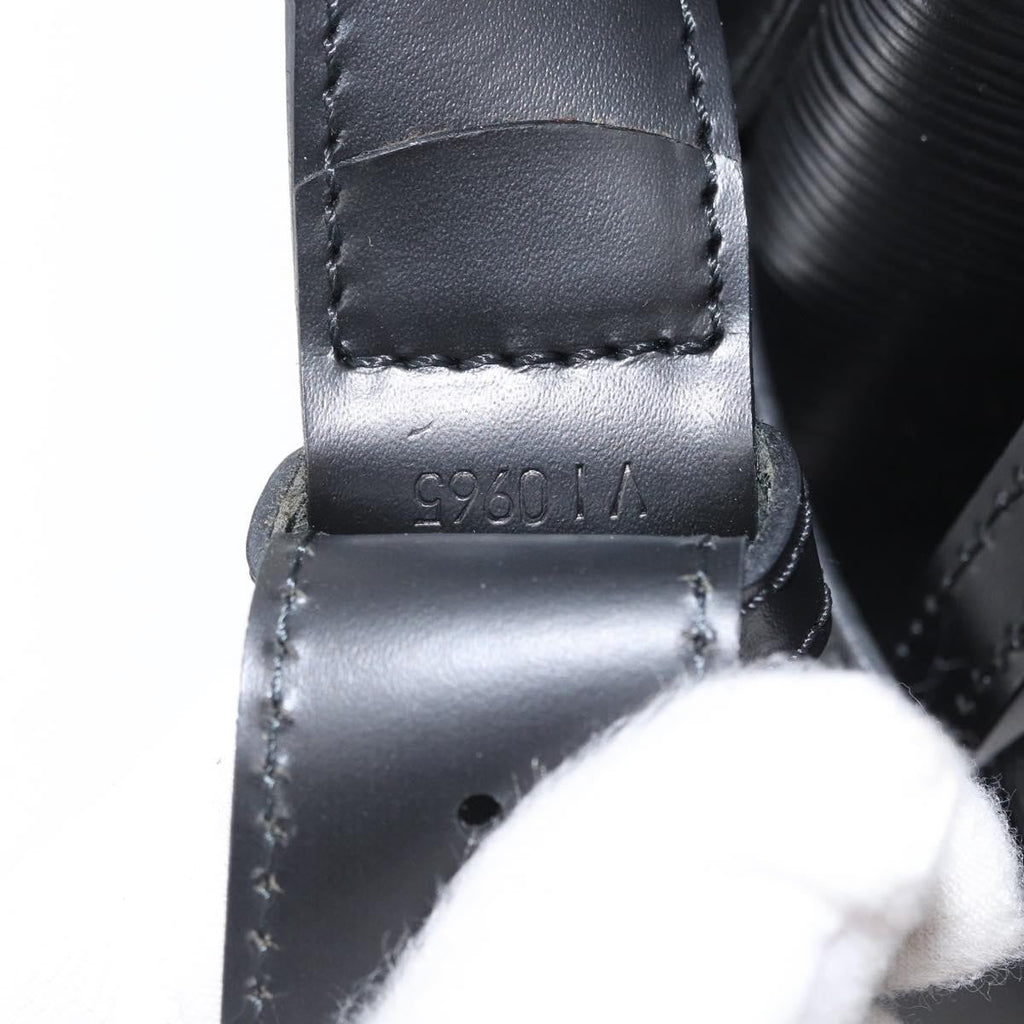 Louis Vuitton Vintage Sac D'epaule Handbag Epi Leather Black Leather Shoulder Bag