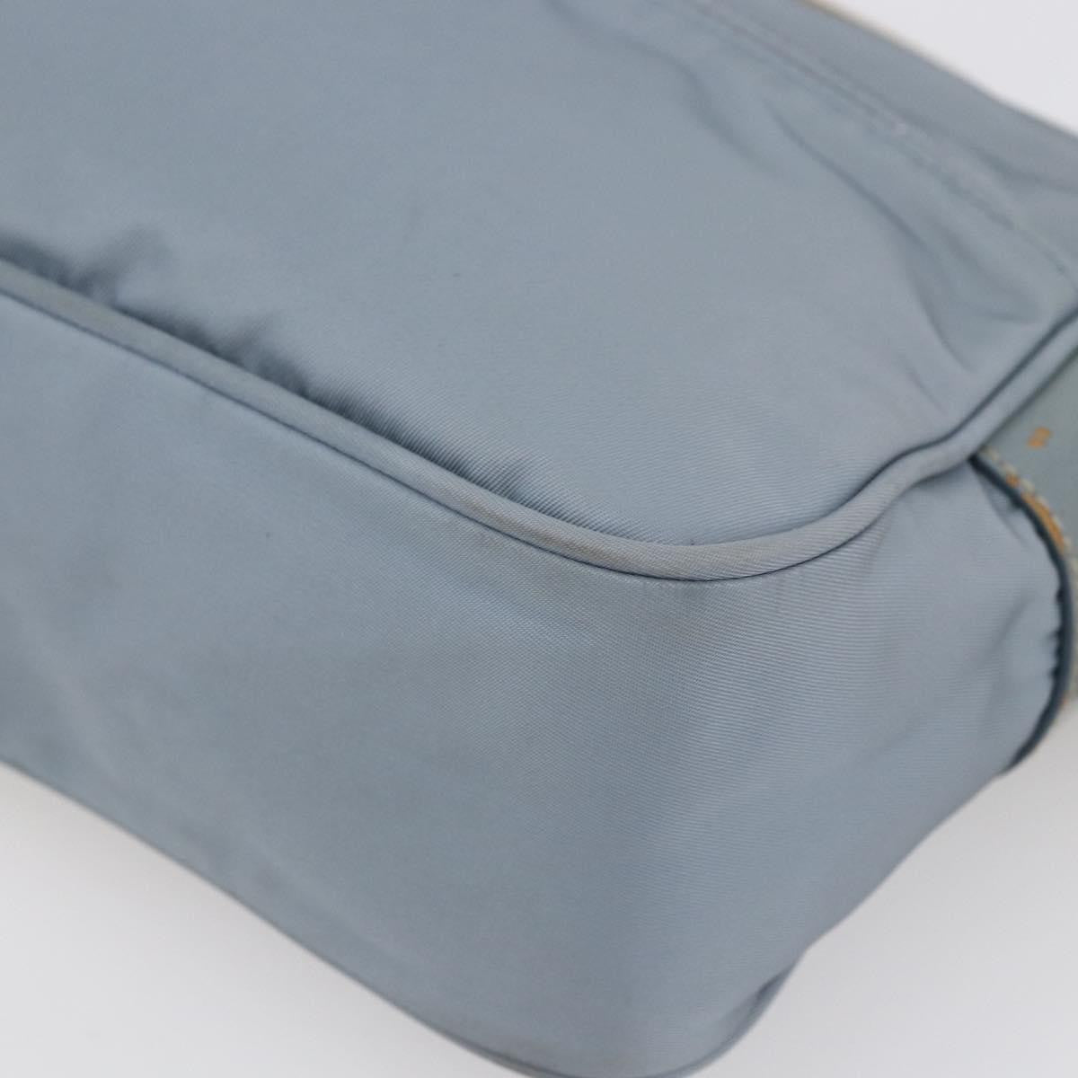 Prada Front Pocket Camera Bag Tessuto Blue Nylon Shoulder Bag Bag