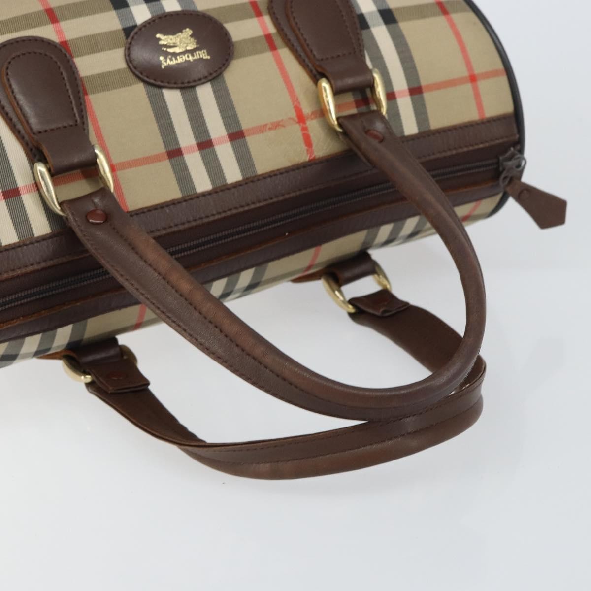 Burberry Nova Check Handbag Nova Check Canvas Beige Canvas Handbag