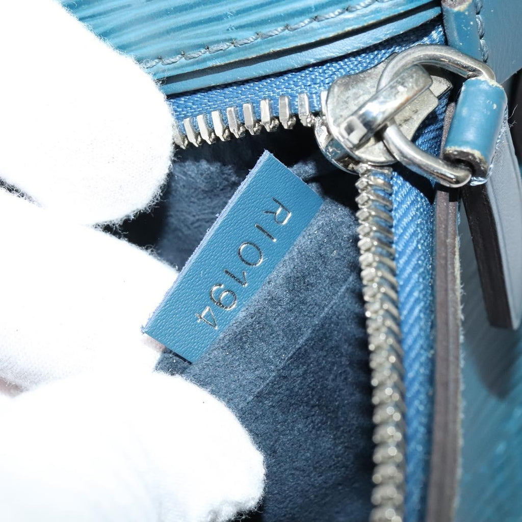 Louis Vuitton Neo Hoche Clutch Epi Leather Blue Leather Clutche & Pouche Bag