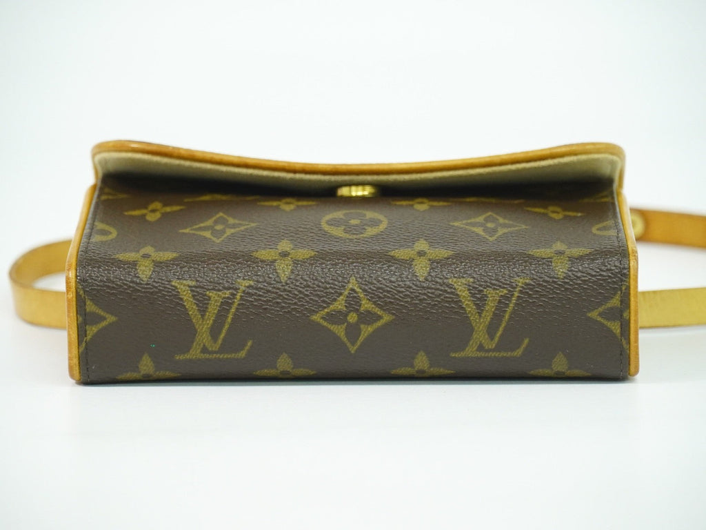 Louis Vuitton Florentine Waist Bag Monogram Canvas Brown Canvas Shoulder Bag