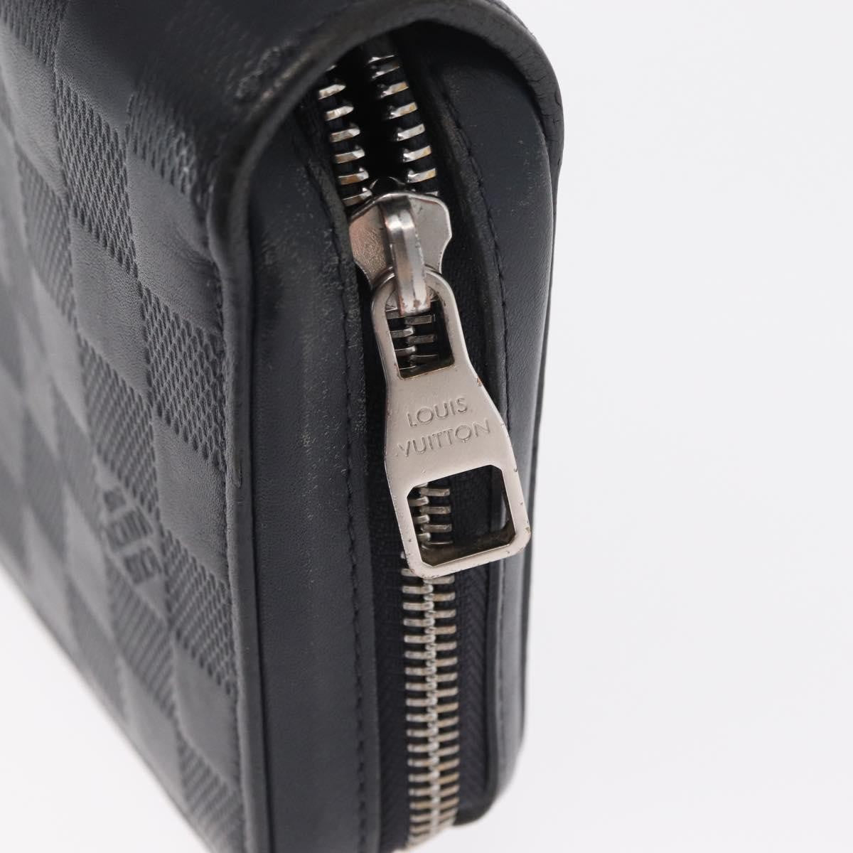 Louis Vuitton Zippy Xl Damier Leather Black Leather Wallets Accessory