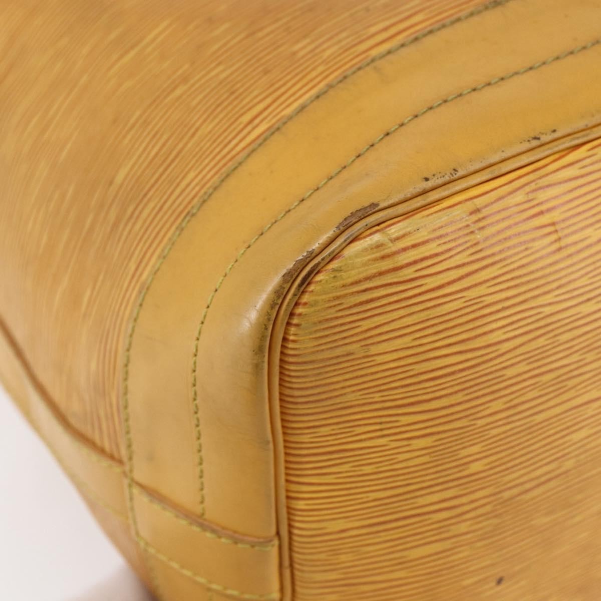 Louis Vuitton Petit Noe Nm Handbag Epi Leather Yellow Leather Shoulder Bag