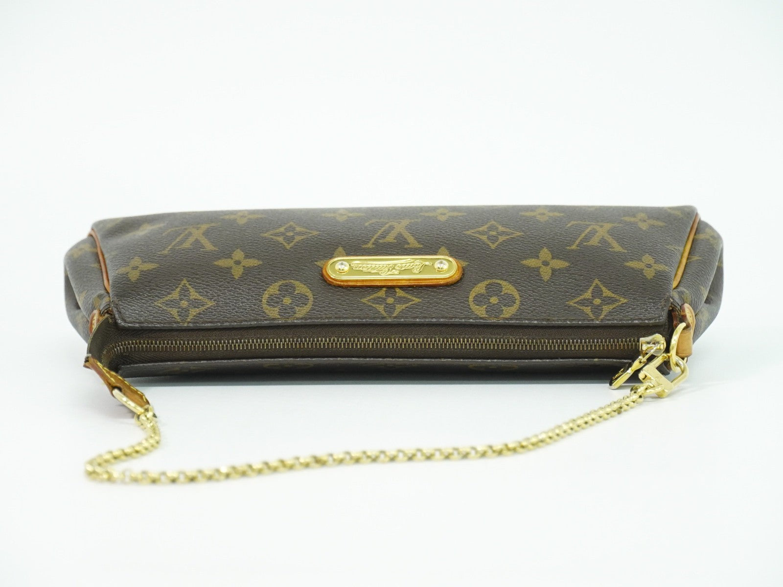Louis Vuitton Eva Handbag Monogram Canvas Brown Canvas Clutche & Pouche Bag