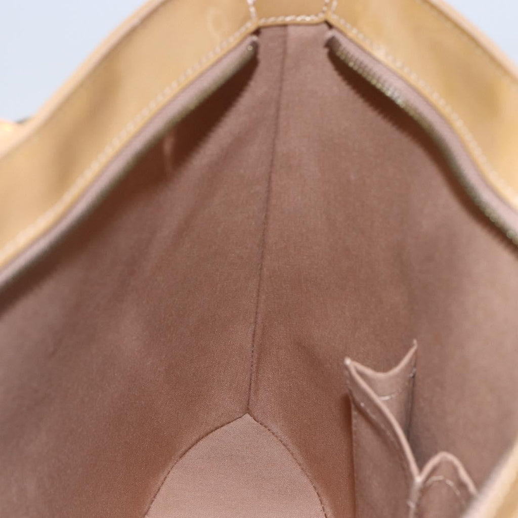 Louis Vuitton Brentwood Handbag Monogram Vernis Brown Patent_Leather Bag