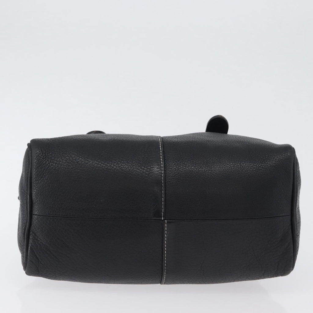 Burberry Vintage Handbag Leather Black Leather Handbag