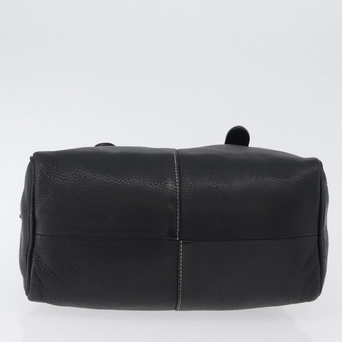 Burberry Vintage Handbag Leather Black Leather Handbag