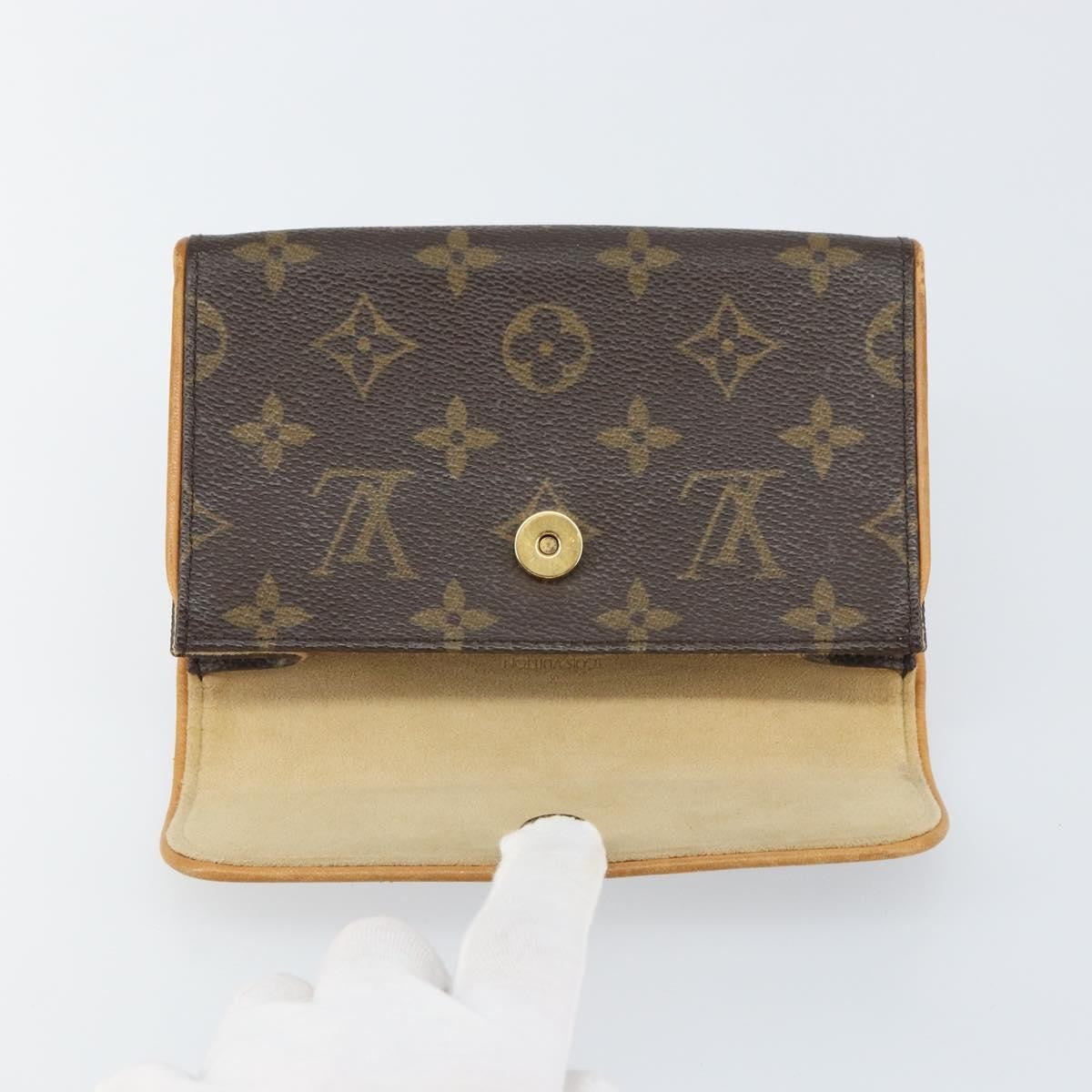Louis Vuitton Florentine Waist Bag Monogram Canvas Brown Canvas Clutche & Pouche Bag
