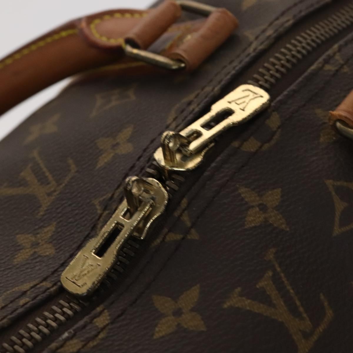 Louis Vuitton Keepall Bag Monogram Canvas Brown Canvas Travel Bag