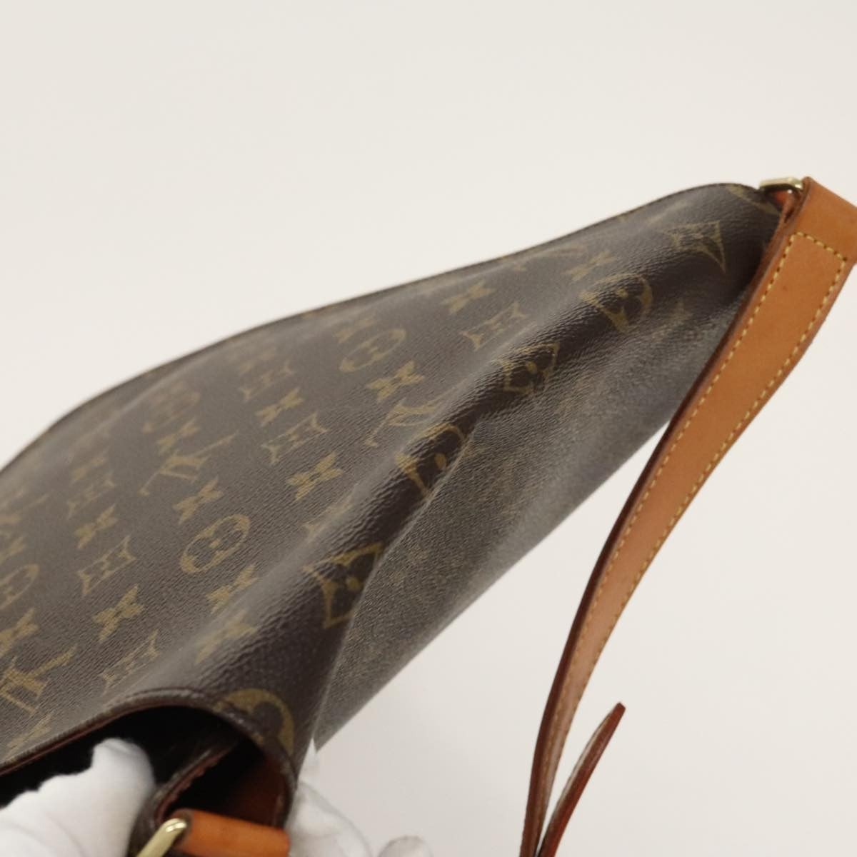 Louis Vuitton Musette Handbag Monogram Canvas Brown Canvas Bag