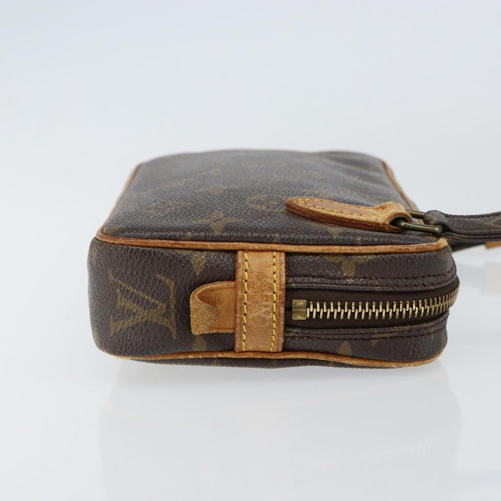 Louis Vuitton Pochette Marly Bandouliere Bag Monogram Canvas Brown Canvas Clutche & Pouche Bag