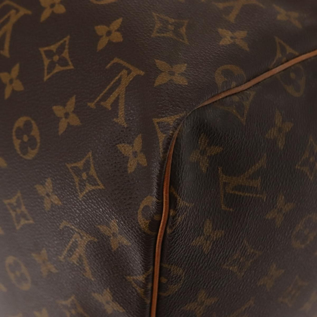 Louis Vuitton Keepall Bag Monogram Canvas Brown Canvas Travel Bag