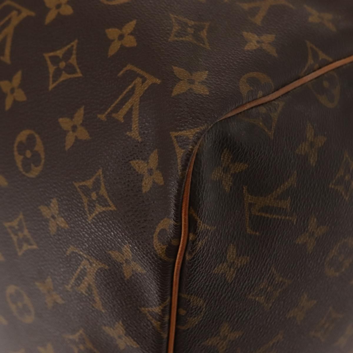 Louis Vuitton Keepall Bag Monogram Canvas Brown Canvas Travel Bag